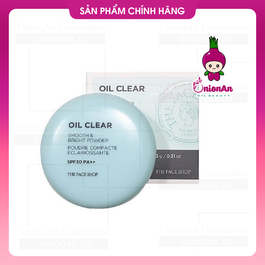 Phấn Phủ The Face Shop Oil Clear Smooth & Bright Pact SPF30 PA++